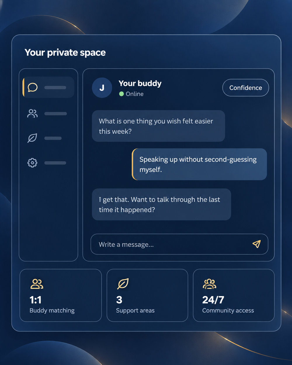 Private conversation